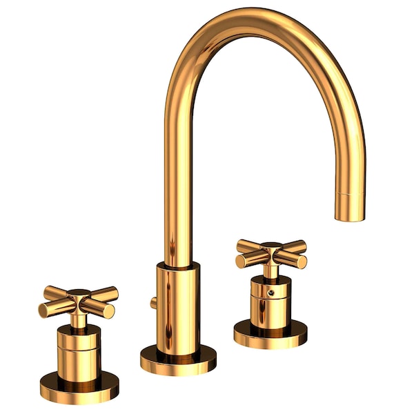 Newport Brass Widespread Lavatory Faucet in Polished Gold (Pvd) 990-24 - main